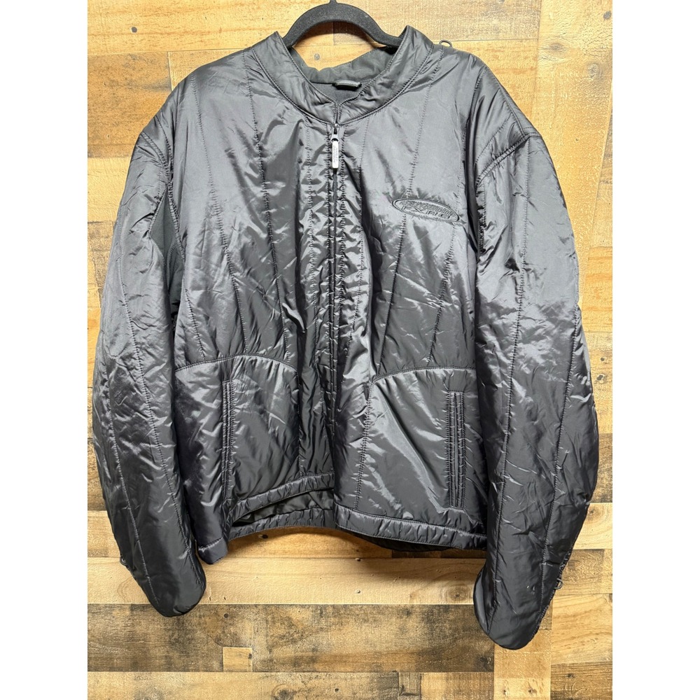 Harley-Davidson FXRG Quilted Liner Jacket Mens 3XL Tall Black Full Zip Insulated